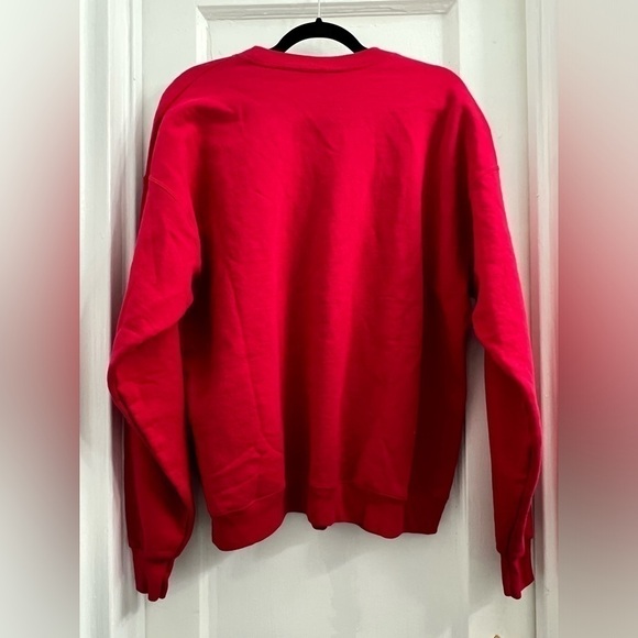 Daddy Claws Ugly Christmas Sweatshirt, red, size XL - Picture 3 of 4